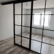 Перегородка с прозрачным стеклом в двухкомнатную квартиру