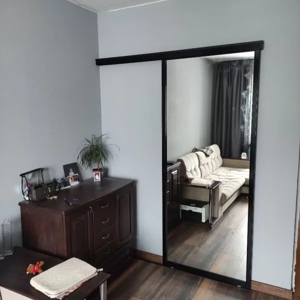 Дверь зеркало, раздвижная